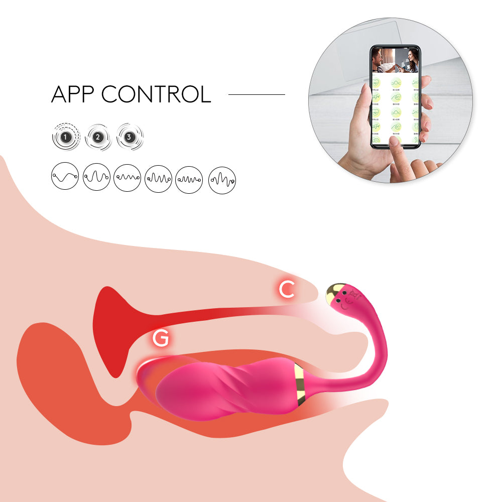 APP-controlled Thrusting Vibe Love Ball