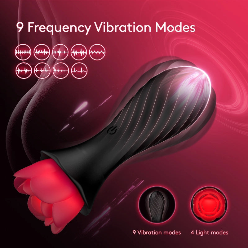 9 Frequency Vibration Modes Rose Anal Plug